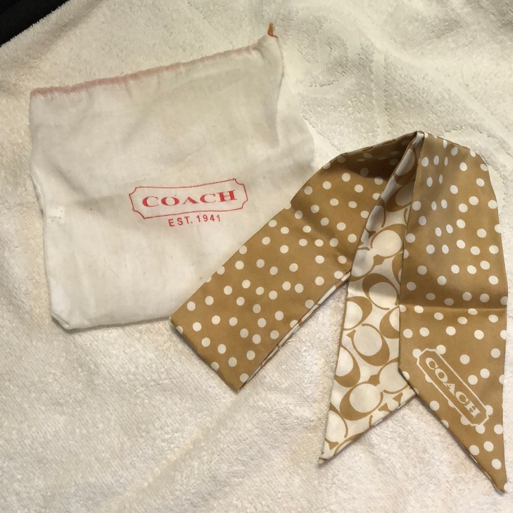 Coach Neck or Skinny Headband Scarf